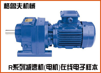 R系列斜齒輪減速機(電機)在線樣本
